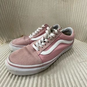 Pink Lace Up Old Skool Vans